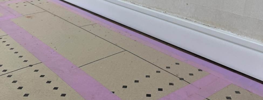 東京都北区西ヶ原 Nビル 室内巾木 施工後の全景